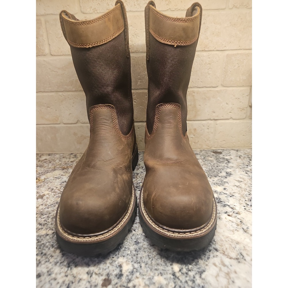 GEORGIA BOOT MEN'S CORE 37 STEEL TOE WATERPROOF WORK BOOTS GB00639 - Size 10.5 M